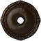 Ekena Millwork Heaton Ceiling Medallion (Fits Canopies up to 6 1/2"), 27 1/2"OD x 3 7/8"ID x 2 1/4"P, Bronze CM27HEBZS - alternate 1